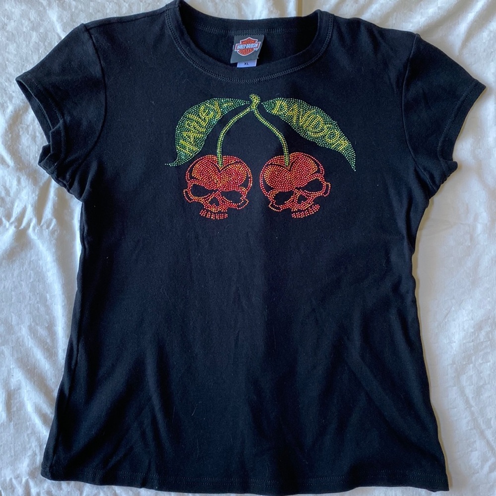 Black XL Harley Davidson top